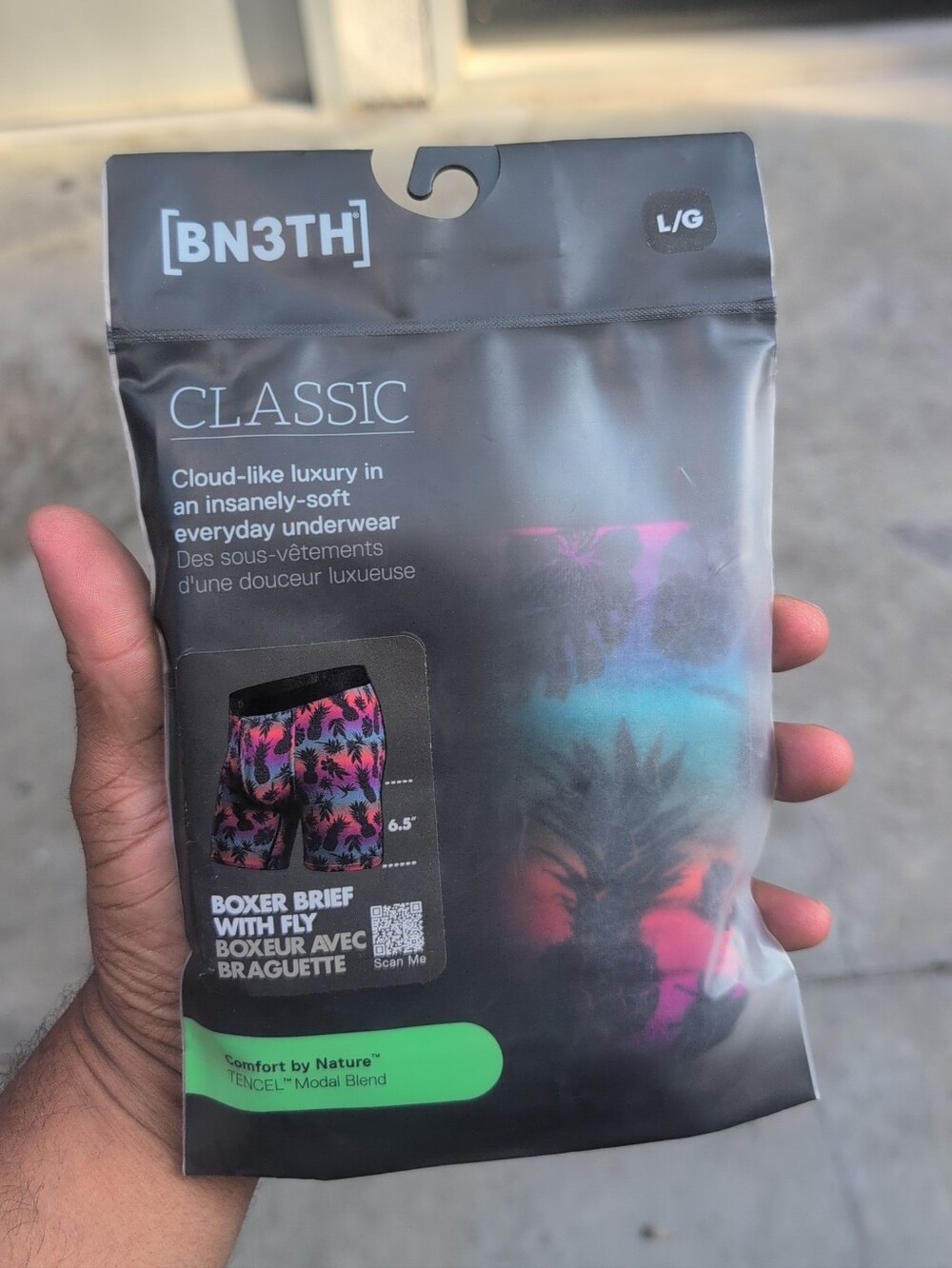 BN3TH Classic Boxer Brief W Fly - Hawaii 5-0 OMBRE Size Large